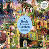 A Book Lover's Garden: A 1000-Piece Jigsaw Puzzle by Michael Kirkham