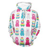 Women Men Hoodies 3D Print Unisex Casual Hooded Sweatshirts Baby Alpaca Llama Rainbow Pattern Autumn Outfit with Pocket for Jogging Holiday