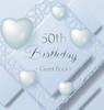 50th Birthday Guest Book: Ice Sheet, Frozen Cover Theme, Best Wishes from Family and Friends to Write in, Guests Sign in for Party, Gift Log, Hardback