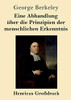 Eine Abhandlung über die Prinzipien der menschlichen Erkenntnis (Großdruck) (German Edition)