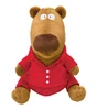 MerryMakers The Going to Bed Book Plush Bear, 10.5-Inch, from Sandra Boynton's Classic The Going to Bed Book, red