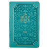 Kjv Giant Print Bible Teal Faux Leather