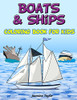 Boats And Ships Coloring Book For Kids