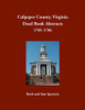 Culpeper County, Virginia Deed Book Abstracts, 1785-1786