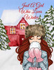 Just A Girl Who Loves Winter Journal: Holiday Composition Notebook Journaling Pages To Write In Notes, Goals, Priorities, Traditional Christmas Baking ... Dreams, Gratitude Prayers And Devotio