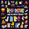 Ich Sehe Was Du Nicht Siehst - Abc: Ein Superspaßiges Suchspiel Für 2-4 Jährige Kinder! - Nettes Buntes Alphabet-A-Z-Ratespiel Für Kleinkinder (German Edition)