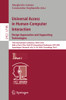 Universal Access In Human-Computer Interaction. Design Approaches And Supporting Technologies (Lecture Notes In Computer Science)