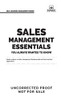 Sales Management Essentials You Always Wanted To Know - 9781636510767