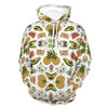 Unisex Women Men Hoodies Long Sleeve Stretchy Pull-Over Hoodie Avocado Watermelon Pineapple And Cat Pattern Autumn Outfit For Daily Wear