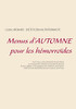 Menus D'Automne Pour Les H?morro?Des (French Edition)