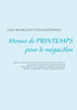 Menus De Printemps Pour Le M?gac?Lon (French Edition)
