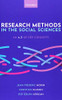 Research Methods In The Social Sciences: An A-Z Of Key Concepts