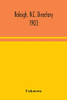 Raleigh, N.C. directory 1903 - Paperback