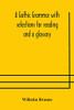 A Gothic grammar with selections for reading and a glossary - Paperback