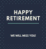 Happy Retirement Guest Book (Hardcover): Guestbook for retirement, message book, memory book, keepsake, retirment book to sign