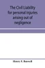 The civil liability for personal injuries arising out of negligence