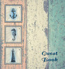 NAUTICAL GUEST BOOK (Hardcover), Visitors Book, Guest Comments Book, Vacation Home Guest Book, Beach House Guest Book, Visitor Comments Book, Seaside ... homes, B&Bs, Airbnbs, guest house, parties,