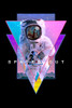 Spaced Out Astronaut: Vaporwave Astronaut In Space