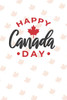 Happy Canada Day: Graph Paper Notebook, 6X9 Inch, 120 Pages