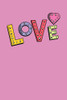 Love: Graph Paper Notebook, 6X9 Inch, 120 Pages