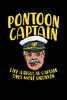 Pontoon Captain Lika A Regular Captain Only More Drunker: 120 Pages I 6X9 I Dot Grid I Funny Boating, Sailing & Vacation Gifts