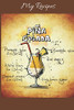 My Recipes: Notebook For My Own Cocktail Recipes Collection - Wide Ruled Line Paper
