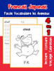 Francais Japonais Facile Vocabulaire Les Animaux: De Base Fran?ais Japonais Fiche De Vocabulaire Pour Les Enfants A1 A2 B1 B2 C1 C2 Ce1 Ce2 Cm1 Cm2 ... Une Image En Francais) (French Edition)