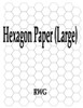 Hexagon Paper (Large): 150 Pages 8.5" X 11"