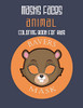 Masks Faces Animals Coloring Book For Kids (Beaver Mask): 47 Masks Faces Animals Stunning To Coloring Great Gift For Birthday