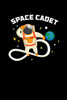 Space Cadet: 120 Pages I 6X9 I Graph Paper 5X5 I Funny Science, Space & Galaxy Gift I Moon & Planet