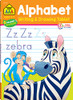School Zone - Alphabet Writing & Drawing Tablet Workbook - 96 Pages, Ages 3 To 7, Preschool, Kindergarten, 1St Grade, Ruled Lined Paper, Letters, Tracing, Stickers, And More (Easy-Tear Top Bound Pad)