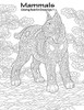 Mammals Coloring Book For Grown-Ups 1