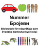 Svenska-Serbiska (Kyrilliska) Nummer/??????? Bildordbok För Tvåspråkiga Barn (Swedish Edition)