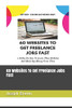60 Websites To Get Freelance Jobs Fast
