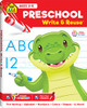 School Zone - Preschool Write & Reuse Workbook - Ages 3 To 5, Spiral Bound, Write-On Learning, Wipe Clean, Includes Dry Erase Marker, Letter Tracing, And More (School Zone Write & Reuse Workbook)