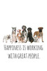 Happiness Is Working With Great People.: Perfect Goodbye Gift For Coworker That Is Leaving / Going Away Gift For Your Co Worker, Boss, Manager, Employee. - 9781088689486