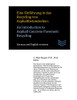 Eine Einführung In Das Recycling Von Asphaltbetondecken: An Introduction To Asphalt Concrete Pavement Recycling (Technische Anleitung Für Das Bauingenieurwesen) (German Edition)