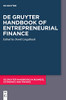 De Gruyter Handbook Of Entrepreneurial Finance (De Gruyter Handbooks In Business, Economics And Finance)