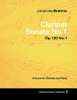 Johannes Brahms - Clarinet Sonata No.1 - Op.120 No.1 - A Score For Clarinet And Piano (Classical Music Collection)