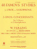 48 Famous Studies, (1st and 3rd Part): Oboe