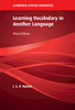 Learning Vocabulary In Another Language (Cambridge Applied Linguistics)