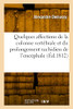 Histoire de quelques affections de la colonne vertébrale et du prolongement rachidien de l'encéphale (French Edition)