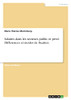Salaires dans les secteurs public et privé. Differences et modes de fixation (French Edition)