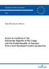Access to medicines in the Democratic Republic of the Congo (Europaeische Hochschulschriften Recht, 6692)