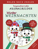 Bezaubernde Ausmalbilder Malen nach Zahlen - Winter-Weihnachten (German Edition)