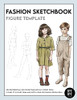 Fashion Sketchbook Kids Figure Template: Over 200 kids' fashion figure templates - from age 3 - 12