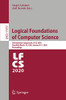Logical Foundations of Computer Science: International Symposium, LFCS 2020, Deerfield Beach, FL, USA, January 4–7, 2020, Proceedings (Lecture Notes in Computer Science, 11972)
