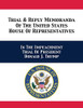 Trial & Reply Memoranda Of The United States House Of Representatives: In The Impeachment Trial Of President Donald J. Trump - 9781680923186