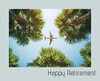 Happy Retirement Guest Book ( Landscape ~ Hardcover ): Guest book for retirement, message book, memory book, keepsake, landscape, retirement book to sign