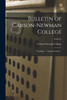 Bulletin Of Carson-Newman College: Catalogue ... Announcements ..; 1920/21